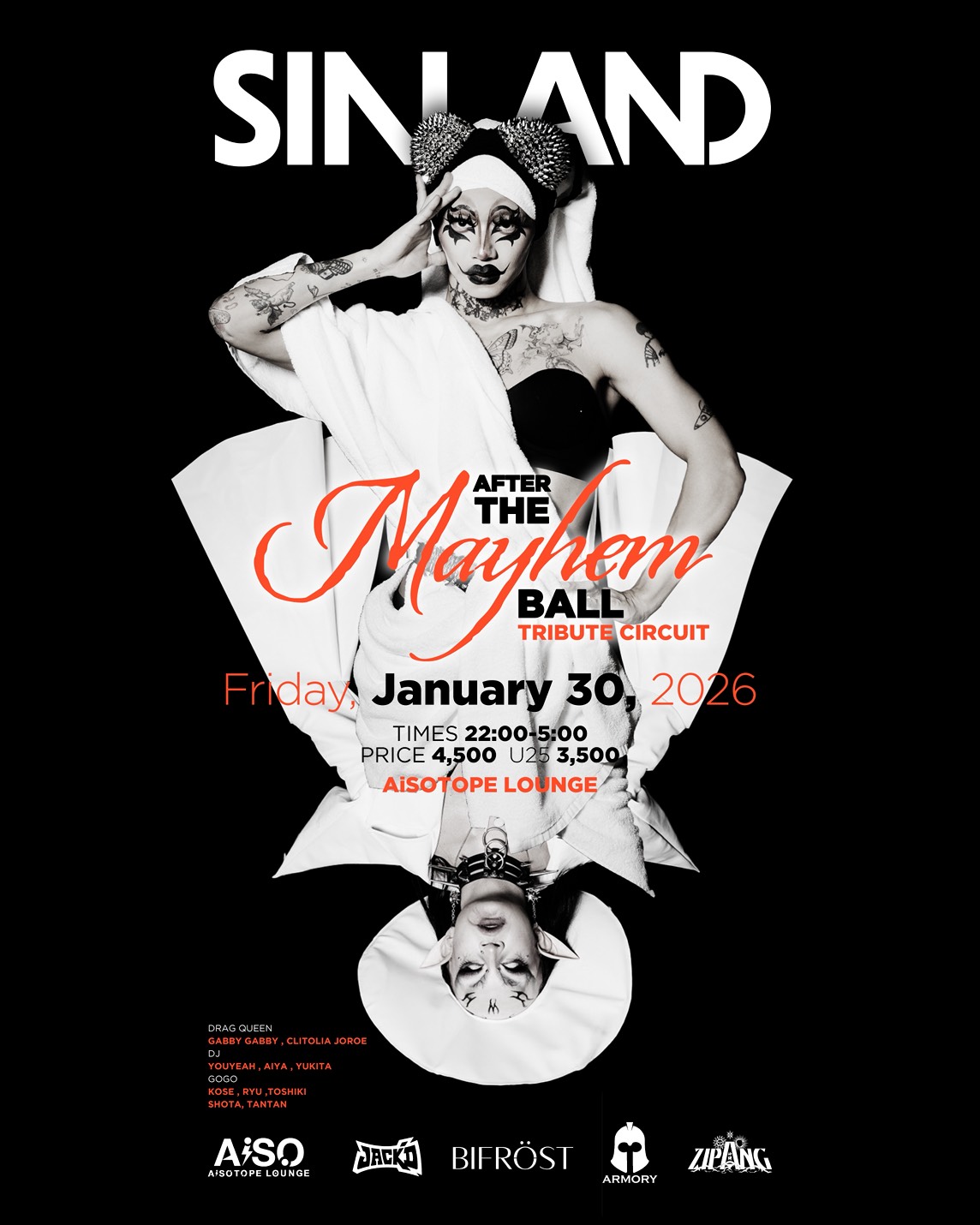 SINLAND -AFTER MAYHEM BALL TRIBUTE CIRCUIT-